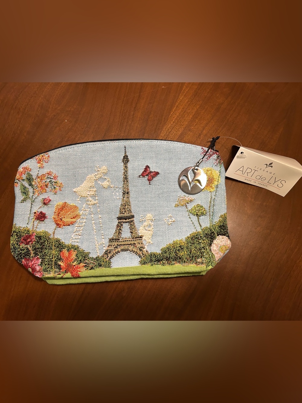 French Cosmetic Zipper Pouch